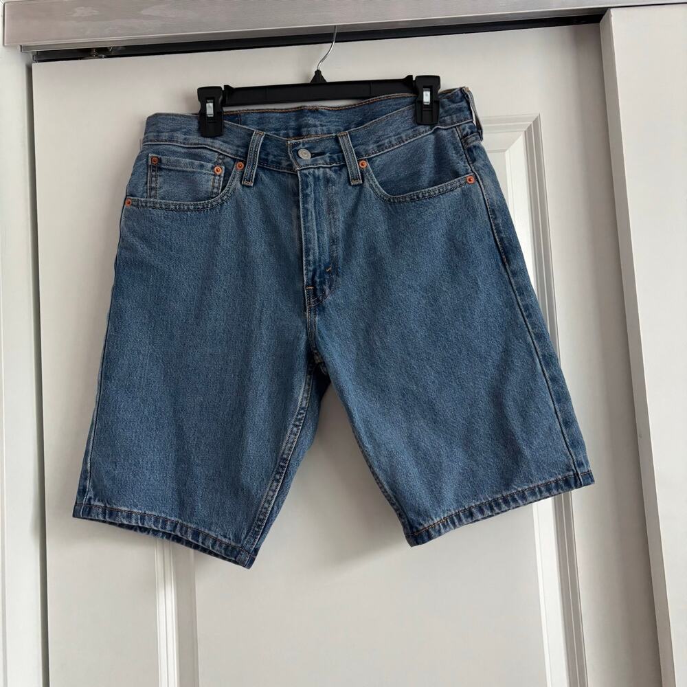 Levi’s Women’s Mid Thigh Denim Shorts Sz 31 X 10 Retro Modest